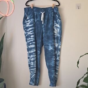 Blue Tie-Dye Joggers